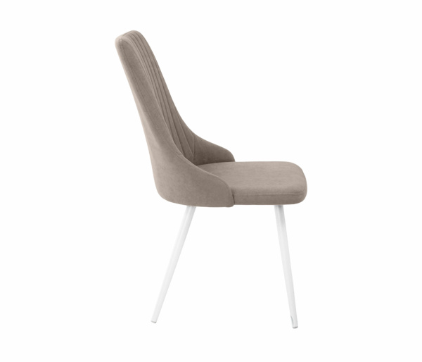 Стул Клэр опора R32 (белый) (Т170-бежевый)