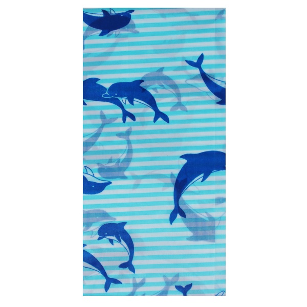 VETTA Шторка для ванной, полиэстер, 180х180см, "Дельфин" 461-060