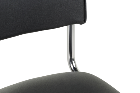 Конференц-кресла Сильвия Экокожа Dollaro 350 черная 640*840*560