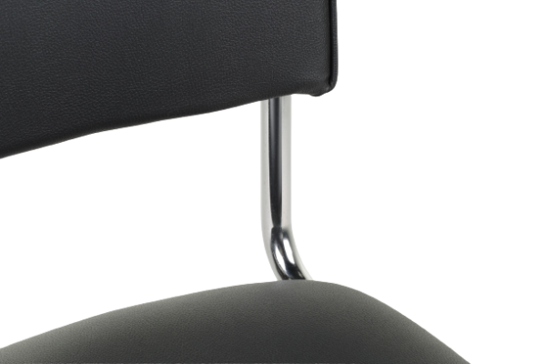 Конференц-кресла Сильвия Экокожа Dollaro 350 черная 640*840*560