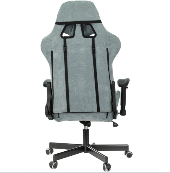 Игровое кресло Zombie Viking Knight Ткань LT-28 серая 670*380*875