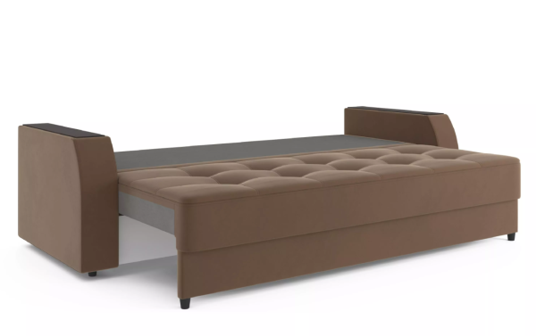 Диван кровать Нью-Йорк 3Т СК (Луна 25 браун)