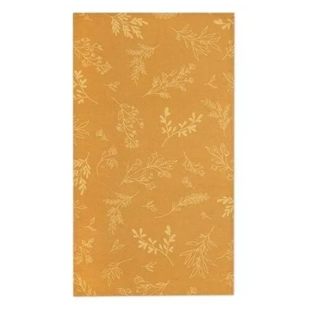 Полотенце декоративное 35х60 "Радушная хозяйка "рогожка ( Ботаника охра)