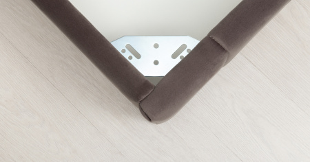 Милана 180 Кровать двойная НР (Tenerife espresso (серо-коричневый), Tenerife espresso (серо-коричнев