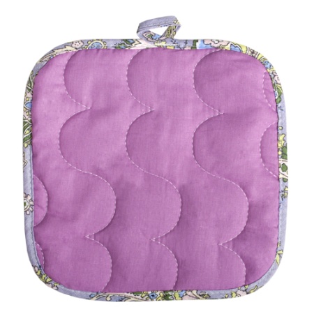 Прихватка квадратная 20*20 "Рейнбоу" (Фуксия)