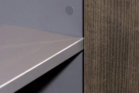 Torston Шкаф трехсекционный (Гардероб/шкаф с 5 полками) Т-33-05 Дуб Бунратти/Антрацит 2200*520*2120