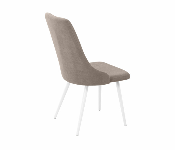 Стул Клэр опора R32 (белый) (Т170-бежевый)