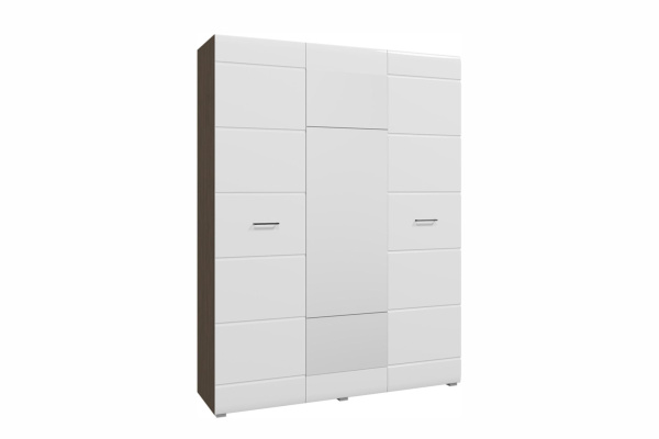 39КШВ3 Шкаф 3-х ств. "Ненси" (венге/белый)