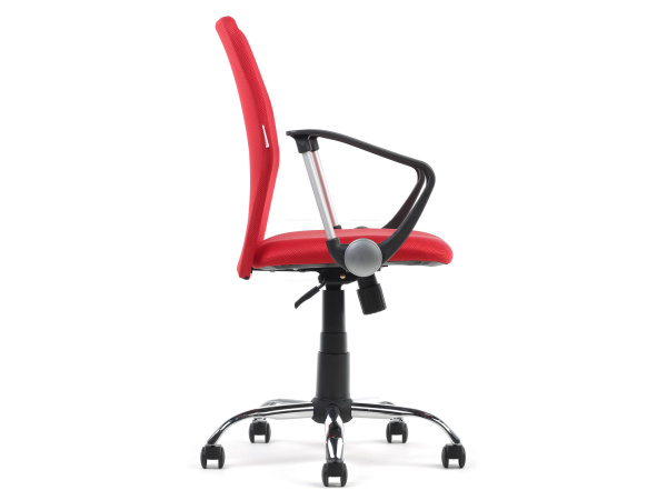 Офисное кресло Leo B chrome Leo B РС900 хром Ткань сетка красная 650.00х270.00х850.00