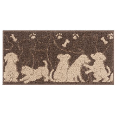 Коврик SHAHINTEX LOOP ITALIANO 50*100 шоколадный 37