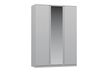 STERN шкаф 3-х дверный с зеркалом Белый
