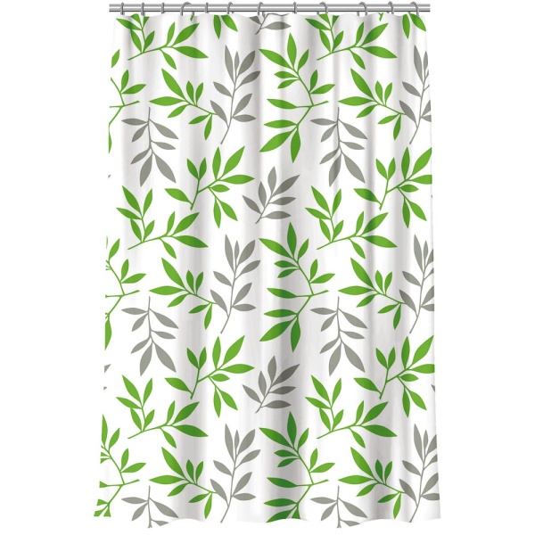 VETTA Шторка для ванной, ПЕВА, 180x180см, "Ветви", 3 цвета 461-043