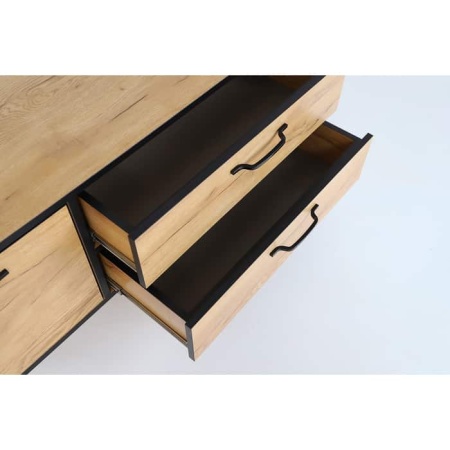 "ВИРТОН-1" Тумба ТВ закрытая (ФУР) (Дуб Крафт Золотой)