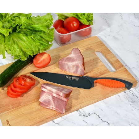 SATOSHI Фрей Нож кухонный шеф 20см, нерж.сталь с антиналипающим покрытием 803-292