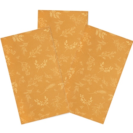 Набор декоративных полотенце 35х60 Радушная хозяйка   (3 шт) Ботаника охра