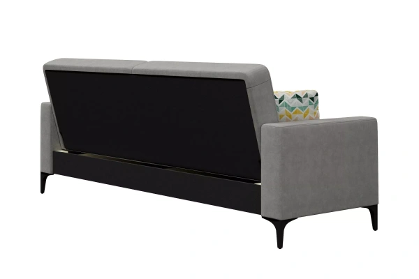 Диван-кровать Алекс 3т (Геометрия 69+Вивальди 7)