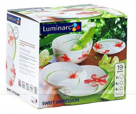 Столовый набор 19 прeдметов СВИТ ИМПРЕШН E4946