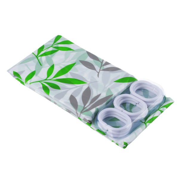 VETTA Шторка для ванной, ПЕВА, 180x180см, "Ветви", 3 цвета 461-043