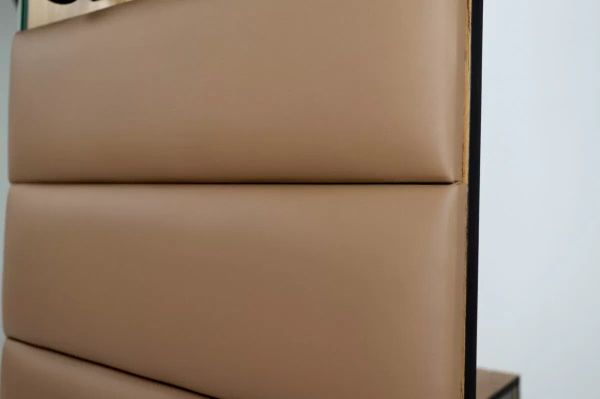 "ОЛЬГА-ЛОФТ 6" Вешало настенное с зеркалом (Дуб Крафт Золотой / Темно Серый)