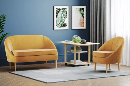 Кресло "Комо" 1кр СК (Ультра мустард)