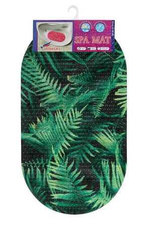 Коврик противоскользящий в ванную Папоротник 68*38