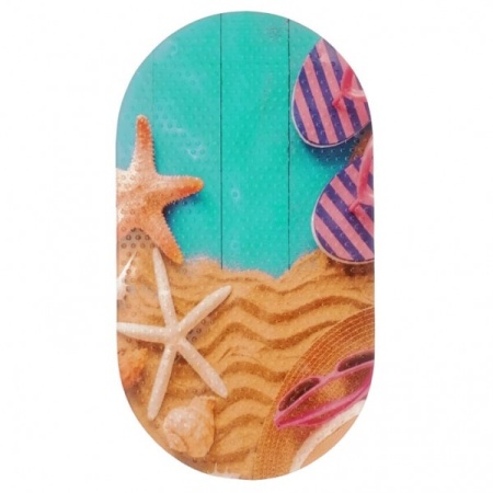 Коврик противоскользящий в ванную Пляж 68*38