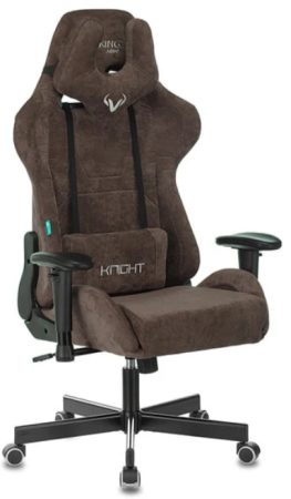 Игровое кресло Zombie Viking Knight Ткань LT-10 темно-коричневая 670*380*875