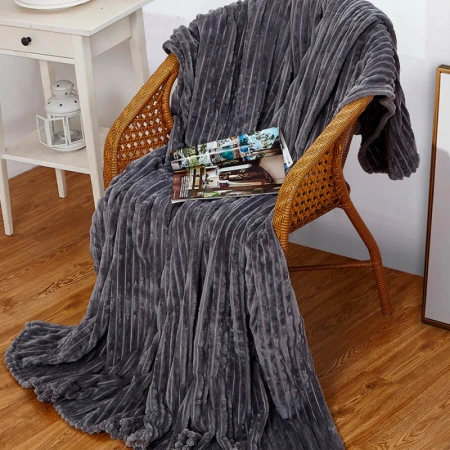 Плед Велсофт  Карре 1,5 (СЕРЫЙ)