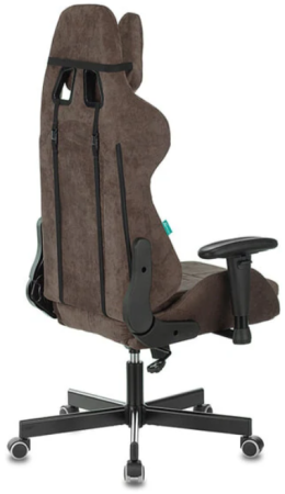 Игровое кресло Zombie Viking Knight Ткань LT-10 темно-коричневая 670*380*875