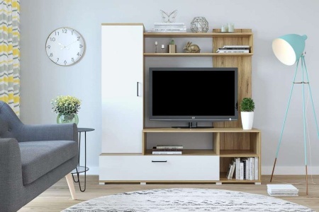 19ГЛА Гостиная ЛИМА (крафт золотой/белый)