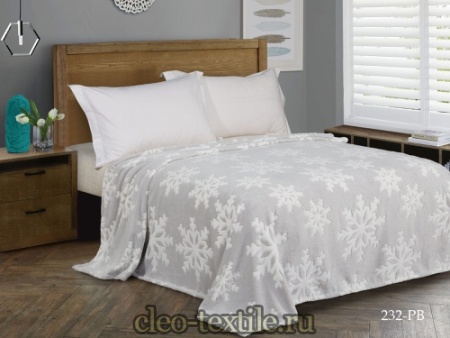 Плед Cleo "БАМБУК" двуспальный 180*200 микрофибра 100% 180/232-pb