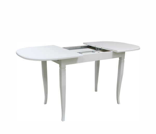 Cтол ЛИОН-БМ 80*120/165 гладкий бел/бел. ВС/460