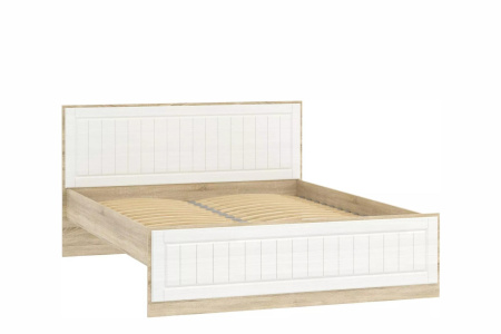 НМ 040.34 Х (1600) Кровать ("Оливия", Белое дерево, Дуб Сонома)