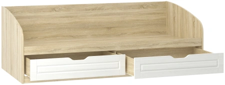 НМ 008.63 Х Кровать (Оливия, Белое дерево, Дуб Сонома)