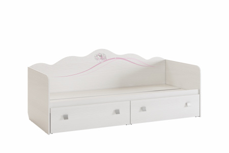 Кровать "Фэнтези" (белый рамух)