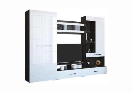 39ГН1 Гоcтиная "Ненси-1" (венге/белый)