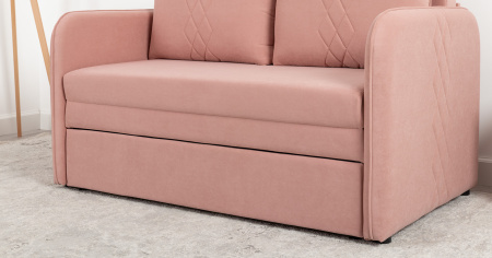 Диван - кровать Юта (120) (Арт. ТД 522 Вивальди 27 (пастельный коралловый), Вивальди 27 (пастельный)
