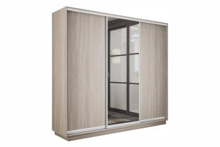 Шкаф купе 3-180 Шимо Светлый (2 глух+ 1 зр)