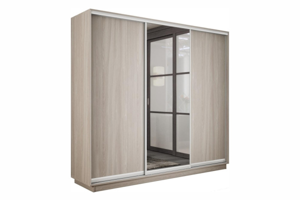 Шкаф купе 3-180 Шимо Светлый (2 глух+ 1 зр)