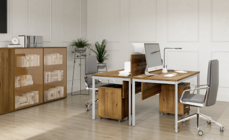 Стол письменный СП- 3SD Орех Французский 1400*720*755 IMAGOS