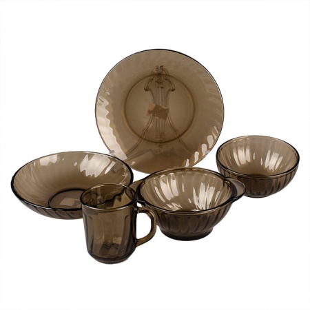 Набор столовый 30 пр. 'ELICA' ДЫМКА 62106