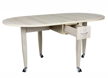 Стол ГАВАНА-2 35*90/163 бук бел/крем ВС/419