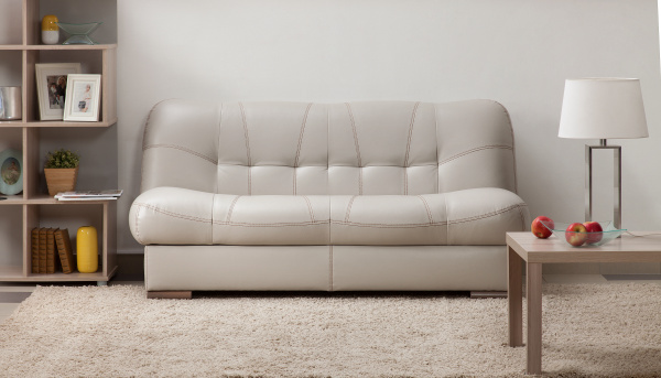 Диван-кровать "Релакс" 2100 мм II кат. (Boom milk, темные нитки)