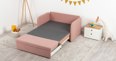 Диван - кровать Юта (120) (Арт. ТД 522 Вивальди 27 (пастельный коралловый), Вивальди 27 (пастельный)