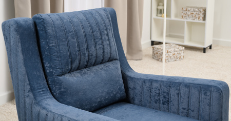 Кресло для отдыха Изабель (Арт. ТК 739 Романс нейви, Романс нейви)