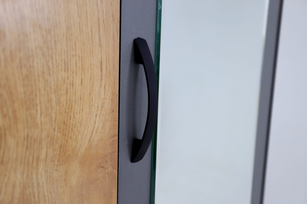 "ОЛЬГА-ЛОФТ 4" Прихожая (ФУР) (Дуб золотистый/Темно Серый)