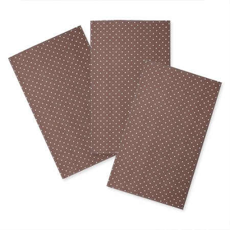 Набор декоративных полотенце 35х60 Радушная хозяйка   (3 шт) Горошек мокка Арт-2209