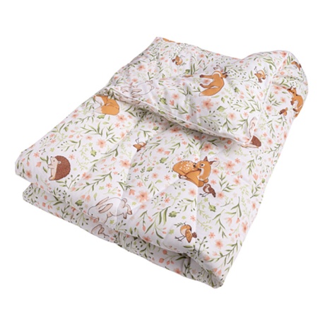  Одеяло детское 110х140,"BabyRelakx" "Лебяжий пух"30гр Лесные зверюшки