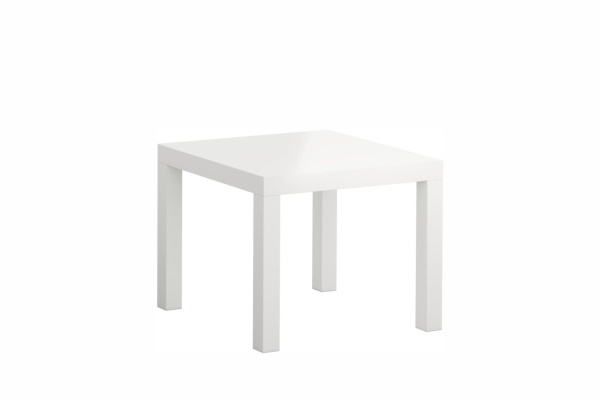 Кофейный столик 550x550(белый, белый)