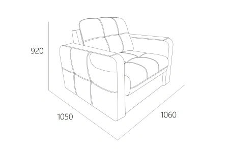 Кресло-кровать "SMART" 3 СК (Sherlock 932)